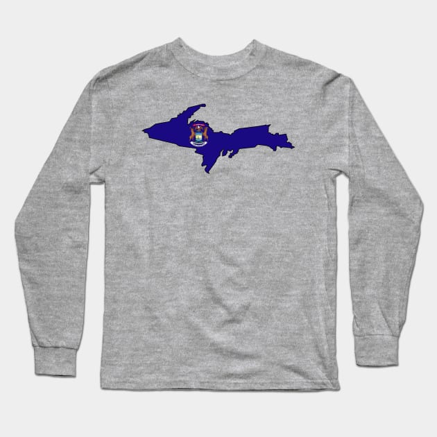 UP Michigan Long Sleeve T-Shirt by somekindofguru